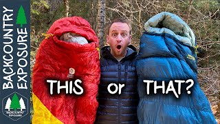 What’s The Better Bag Thermarest Hyperion vs Sierra Designs Nitro [upl. by Eile]