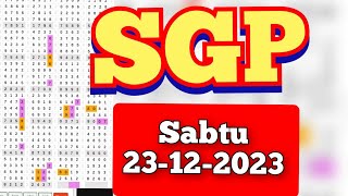 tarikan paito sgp hari sabtu23122023prediksi sgp hari inibocoran sgp [upl. by Dlorad749]