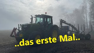 John Deere 6140M am Rückewagen [upl. by Bascio]