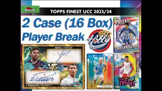 202324 Topps FINEST UCC 2 Case 16 Box Player Break eBay 100224 [upl. by Aniretak773]