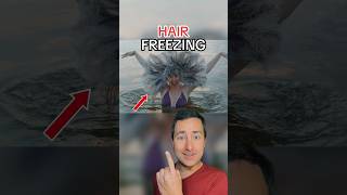 Hair Freezing Contest shorts [upl. by Arel]