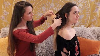 ASMR  Soft Spoken Hair Salon 2 Roleplay ♡ Scalp Massage Hair Cutting Brushing [upl. by Shandeigh]