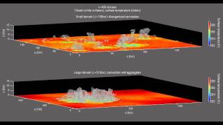 Selfaggregation of convection in cloud resolving simulations [upl. by Eglanteen]