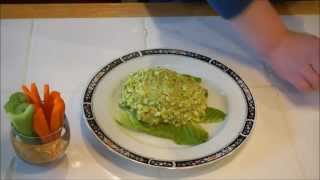 Салат из авокадо с яйцом Avocado spread with eggs [upl. by Islehc]