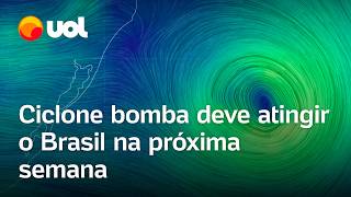 Ciclone bomba pode atingir o sul do Brasil e trazer fortes chuvas e frio alertam meteorologistas [upl. by Hannahoj214]