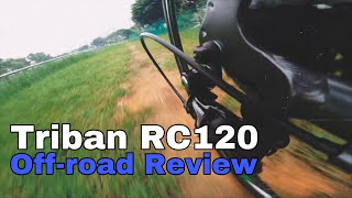 Triban RC120  Review on Gravel Mud Rocky Trails [upl. by Dihahs372]