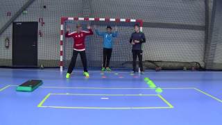 Handball Goalkeeper Warm up option [upl. by Trocki]