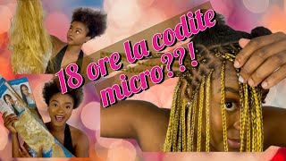 Codite afro tutorial cum imi fac codite micro de 18 ore [upl. by Hceicjow180]