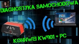 Diagnostyka Samochodowa  Konnwei KW901  PC Omówienie [upl. by Ycniuqal811]