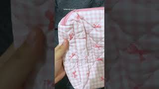 coquette makeup pouch 🎀🎀 shortsvideo racunshopee [upl. by Ynwat]