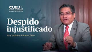 Despido injustificado  Mtro Magdaleno Villanueva Flores [upl. by Mosi387]