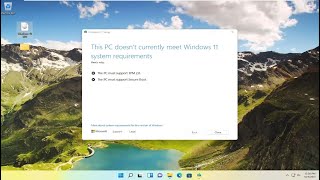 This PC Doesn’t Currently Meet Windows 11 System Requirements COMPLETE FIX [upl. by Naryb]