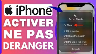 Comment Activer Ne Pas Deranger Sur Iphone  En 2024 [upl. by Onahpets281]