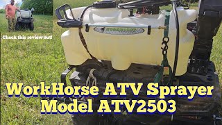 WorkHorse ATV Sprayer  KOAM Outdoors Reviews [upl. by Artemus]