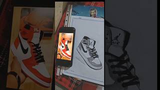 NIKE Jordan Shoes Drawing  nikeshoes nike shoesdrawing drawingshorts [upl. by Killy83]