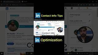 Linkedin Contact Information Tips  Linkedin Contact Info  Linkedin Profile Optimization [upl. by Cirdahc]