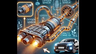 Car Exhaust System Explained Lambda Probe amp Catalytic Converter  Functionality in Telugu [upl. by Calle]