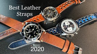 Best Leather Watch Straps 2020 Geckota Colareb Barton and Fossil [upl. by Coucher]