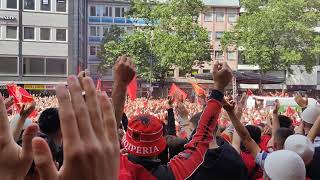 🇦🇱 50000 Albania Fans Celebrate  Match vs Italy 🇮🇹 UEFA EURO in DORTMUND  Overrun Albanien [upl. by Adrea]