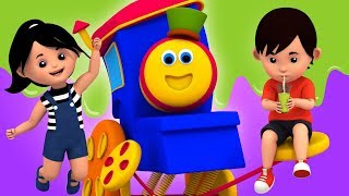 Action Song  Learning Street With Bob The Train  Educational Videos For Children by Kids Tv [upl. by Sinnel]