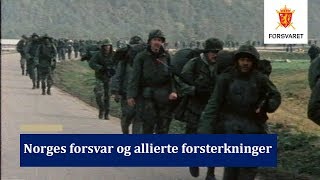 Norges forsvar og allierte forsterkninger [upl. by Allenad]