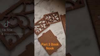 Part 3 Book Nook booknook magiclibrary craft miniature DIY modelling [upl. by Seldan]