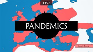 Major epidemics and pandemics  Summary on a Map [upl. by English]