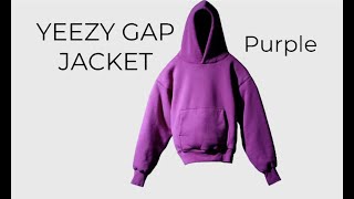 YEEZY GAP HOODIE PURPLE [upl. by Helm297]