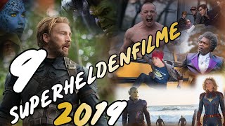 Alle SUPERHELDENFILME 2019 Marvel DC und andere [upl. by Mert]