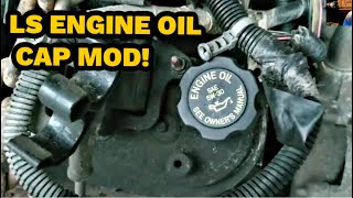 How To Remove The Oil Filler Tube On Most Chevy Engines LS Version [upl. by Freud628]