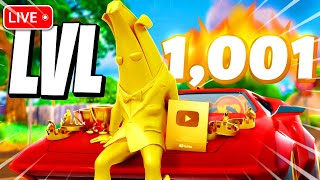 UNLOCKING LEVEL 1000 IN FORTNITE LIVE [upl. by Annoeik979]