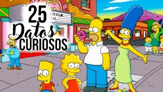 ¡25 DATOS CURIOSOS SOBRE LOS SIMPSONS  Paulettee [upl. by Nedrob]