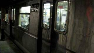 MTA Subway E Train R40 Leaving World Trade Center [upl. by Grobe255]