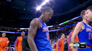 JR Smith buzzerbeater  Knicks vs Bobcats [upl. by Torrin]