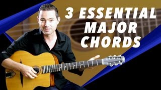 3 Essential Major Chords For Gypsy Jazz Guitar [upl. by Talley]