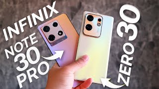 INFINIX ZERO 30 vs INFINIX NOTE 30 PRO  ¿Cuál es MEJOR y te Conviene MÁS [upl. by Keever351]