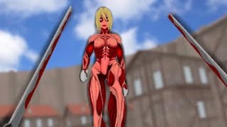 Aot female titan [upl. by Aihsel223]