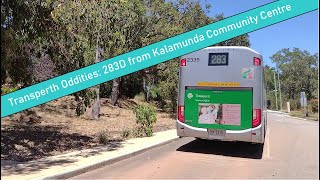 WITHDRAWN 283D from Kalamunda Community Centre  Transperth Oddities [upl. by Yekcaj]