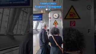 Frankfurt am Main Flughafen  Fernbahnhof amp Termial 1🚆✈️👍 [upl. by Sells428]