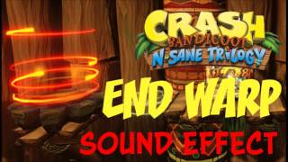 Crash 1 Warp Sound Effect  Crash Bandicoot N Sane Trilogy [upl. by Halilak535]