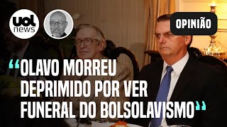 Olavo de Carvalho morreu doente e deprimido por assistir ao funeral do bolsolavismo diz Josias [upl. by Llennor523]