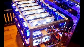 Building a 12 GPU GTX 1060 Mining Rig Using SimpleMining OS  Biostar TB250 BTC Pro [upl. by Baras]