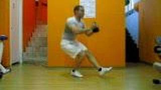 Pistol Squat con kettlebell per gambe e glutei [upl. by Eilagam246]