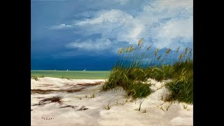 Moody Seascape in Acrylics [upl. by Schechinger]