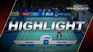 Chen Long CHN VS Parupalli Kashyap IND  BIOSSP2015 [upl. by Kei267]