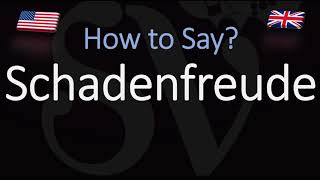 How to Pronounce Schadenfreude CORRECTLY Meaning amp Pronunciation [upl. by Burrow]