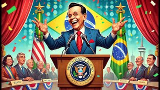 SILVIO SANTOS PRESIDENTE COMO SERIA O BRASIL COM ELE NO PODER [upl. by Dunaville912]