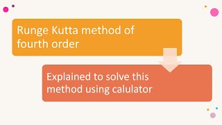 21MAT31  RungeKutta method of fourth order to solve second order ordinary differential equations [upl. by Arrek]