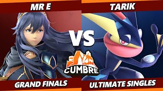 Cumbre 2 GRAND FINALS  Tarik Greninja Vs Mr E Lucina Smash Ultimate  SSBU [upl. by Joashus977]