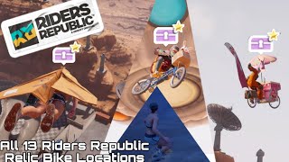 Riders Republic  All 13 Secret Relic Bikes  Locations [upl. by Rekcut64]